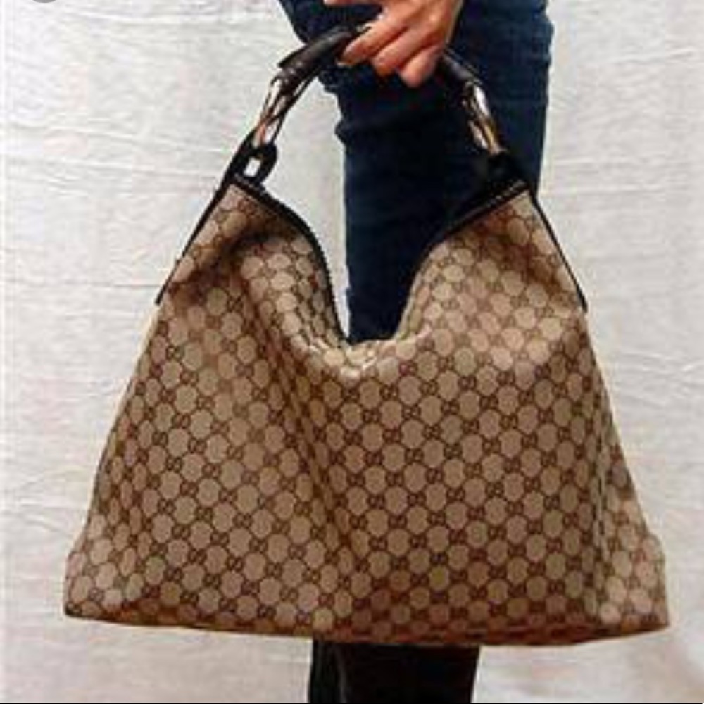 🎉🎉 SOLD 🎉🎉 Gucci Large Horsebit Hobo Monogram